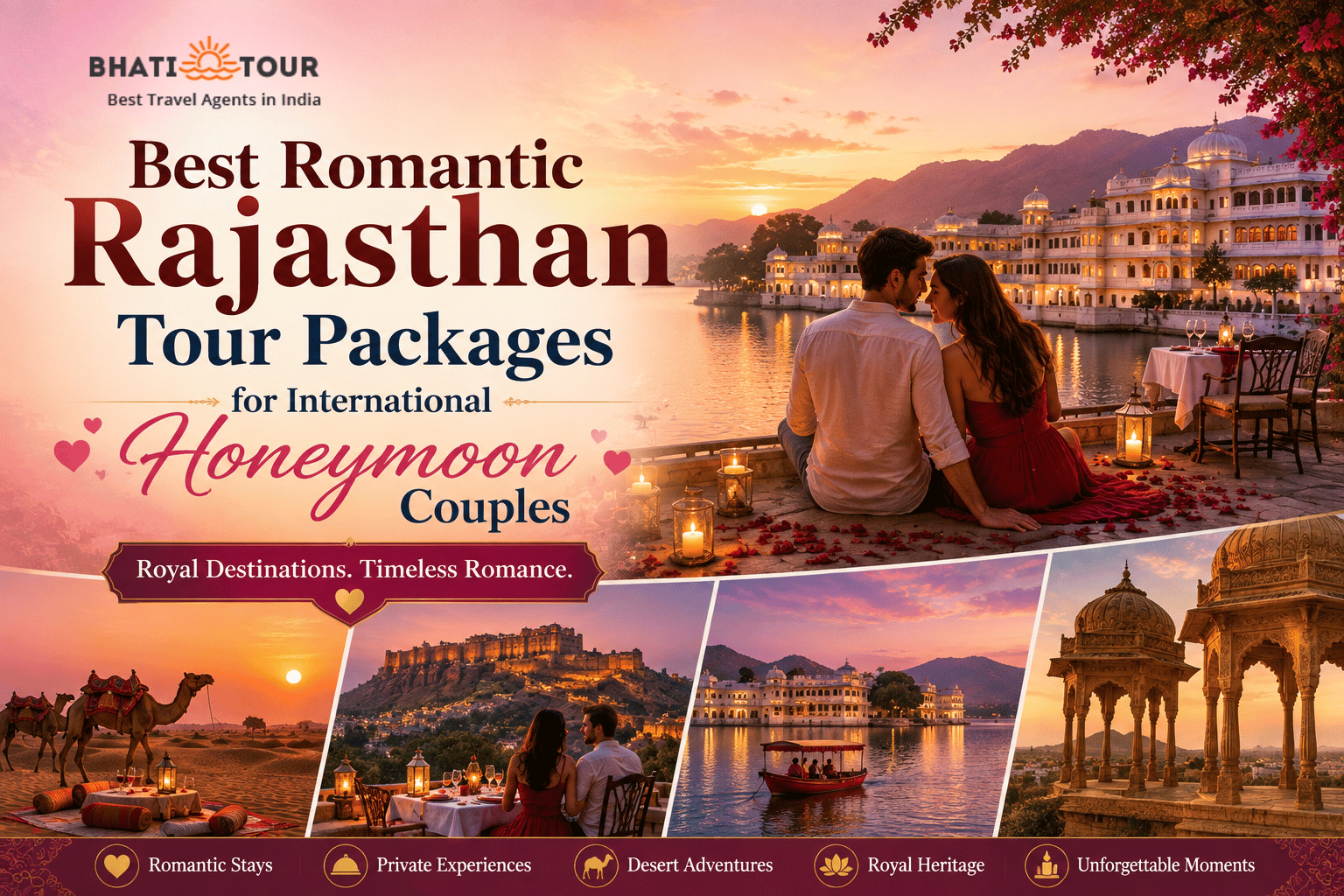 Best Romantic Rajasthan Tour Packages for International 